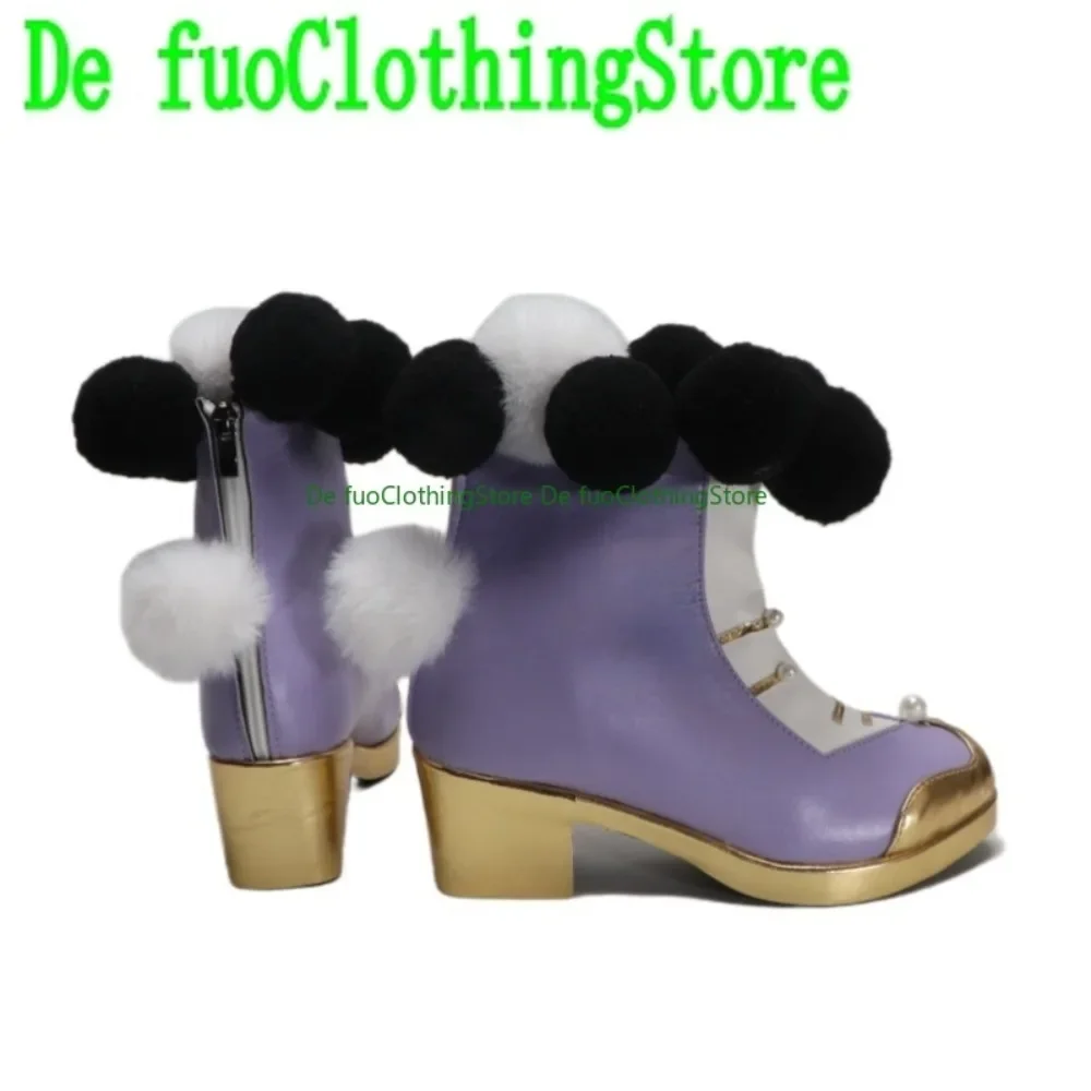 

WutheringChiwei Lina Обувь для косплея Сапоги с дизайном персонажей Аниме Игры Костюмы на Хэллоуин Реквизит для вечеринки SDefuoClothing