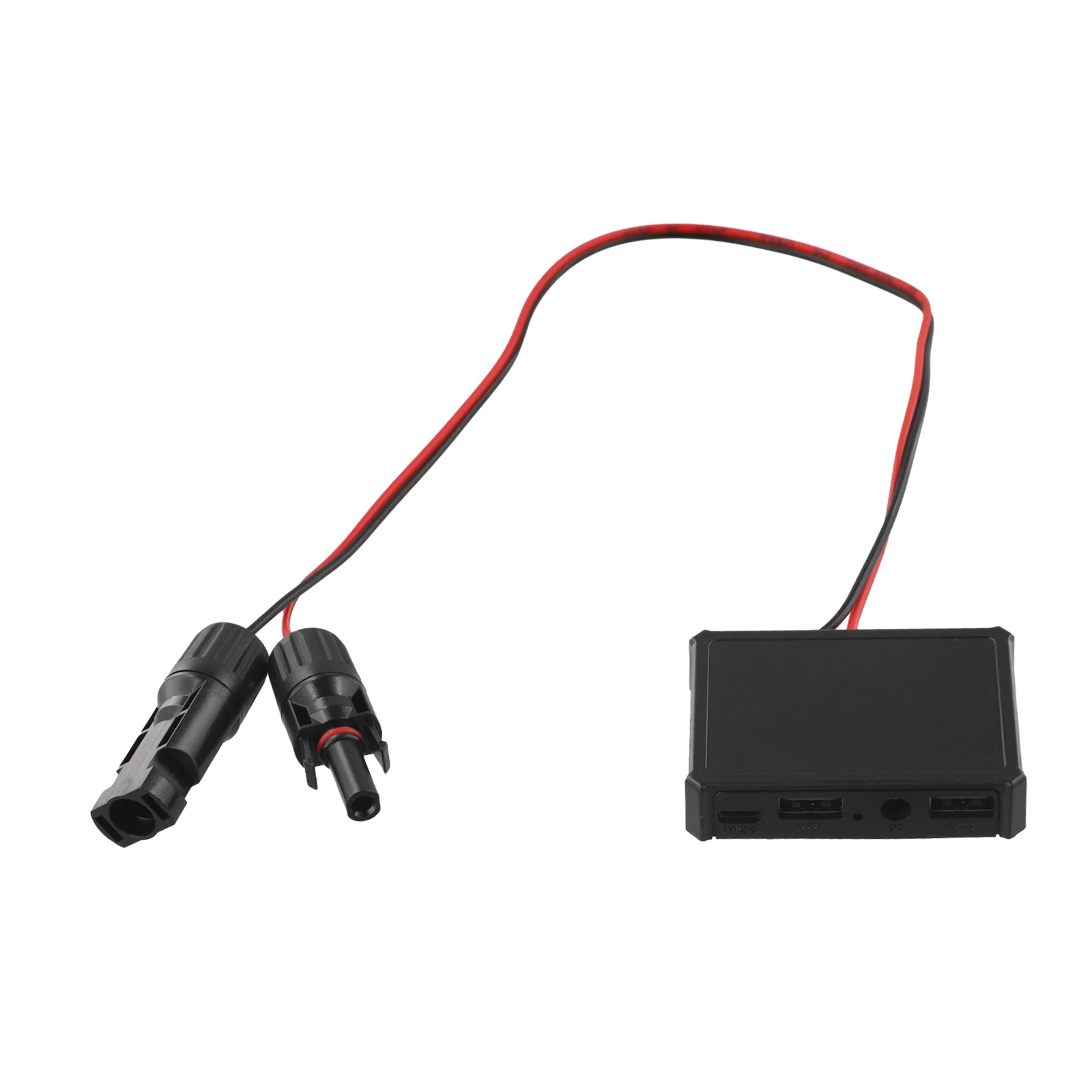 Compact Charging Voltage for stabilizer Adapter with and DC Ports for Solar Panels and Portable Solar Power Devices