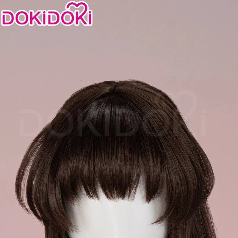 EN STOCK Peluca Hakurei Reimu Anime TouHou Proyecto DokiDoki TouHou Proyecto Peluca Hakurei Reimu Peluca Largo Rizado Ondulado Peluca Halloween