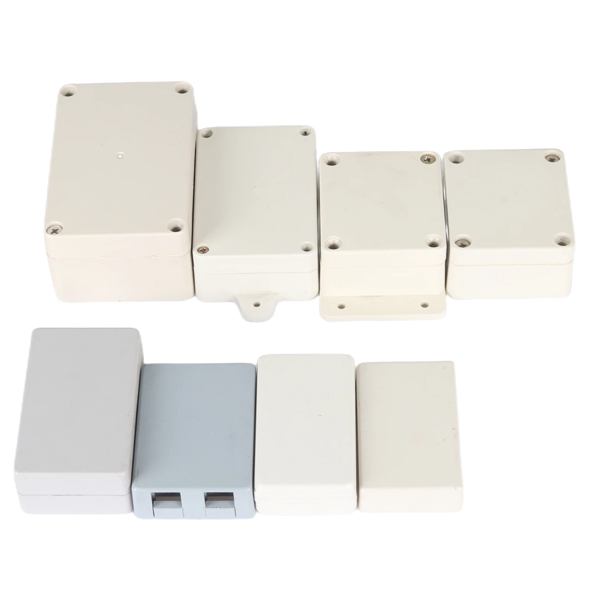 1PC White DIY ABS Plastic Project Box Storage Case Housing Instrument Case Enclosure Boxes Electronic Supplies