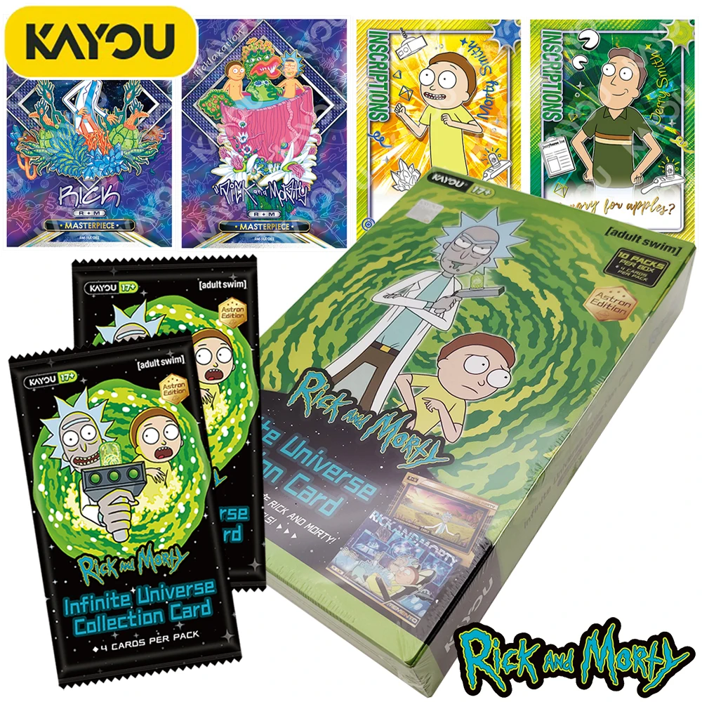 

Official Kayou Rick and Morty Science Fiction Animation Collection Card Classic IP Image Creative Peripheral Boy Girl Love Card