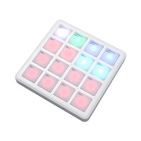 M-VAVE MIDI Controller Pad 16 Velocity Sensitive RGB Backlight Pads MIDI Keyboard Beat Machine BT Connection Keyboard Controller