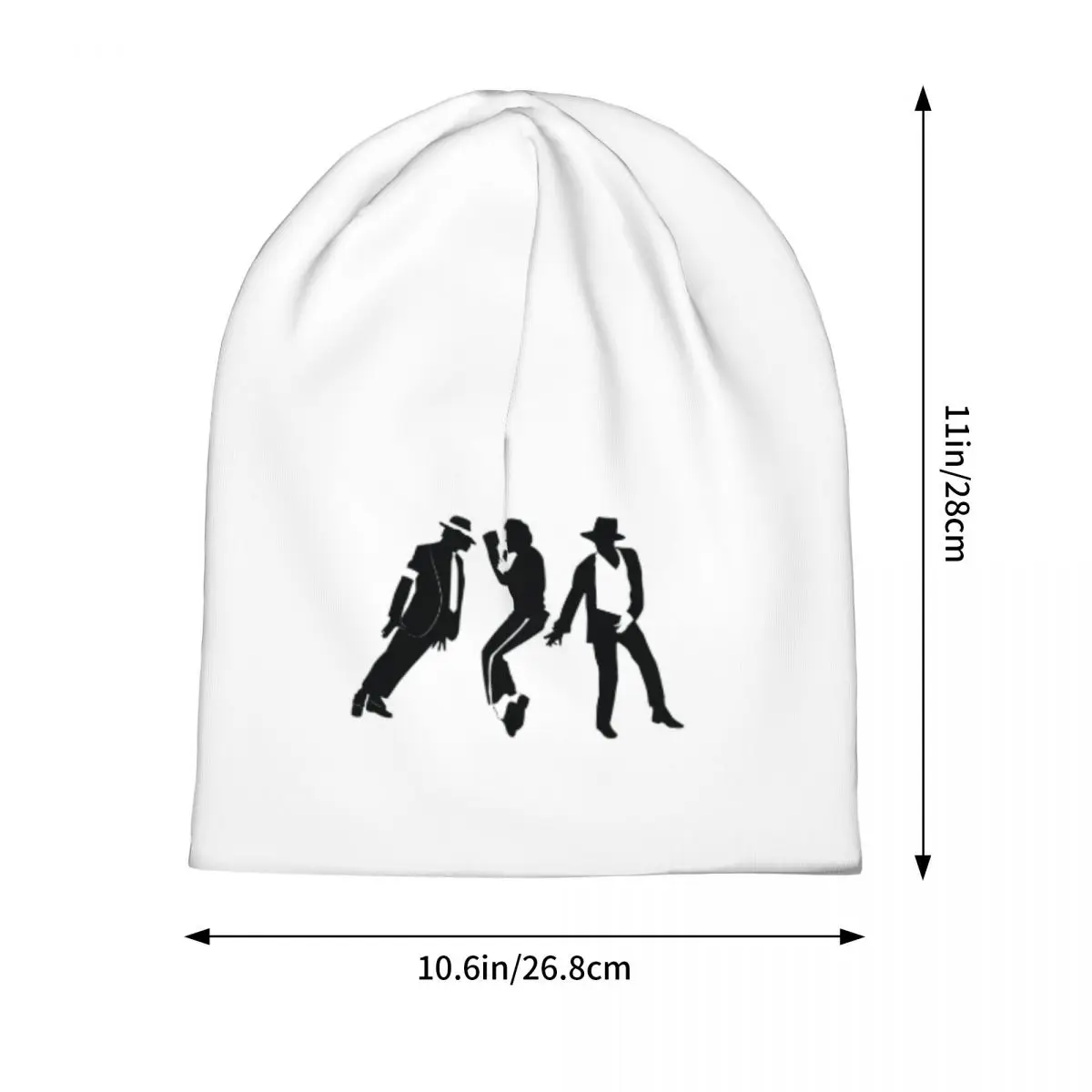 Michael Jackson Bonnet Hats Billie Jean Skullies Beanies Women Unisex Trendy Warm Soft Beanie Hats Autumn Hippie Graphic Caps