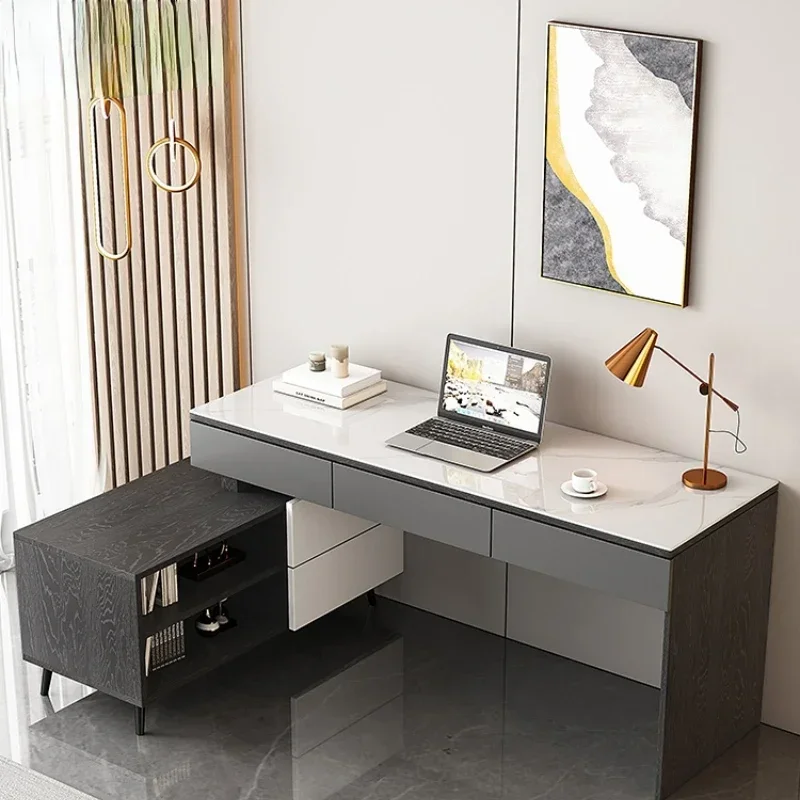 

Rock Board Desk, Desktop, Home, Study Desk, Corner Office Desk