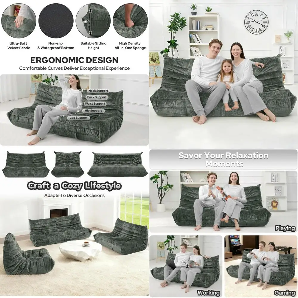 Bean Bag Chair, Gia…