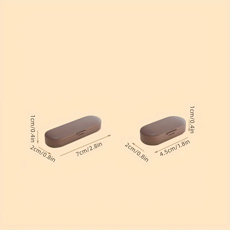 1pc Portable Small Medicine Box, a Pill Storage Box, a mini Small-Sized Portable Medicine Pill Compartmentalized and Packed Box