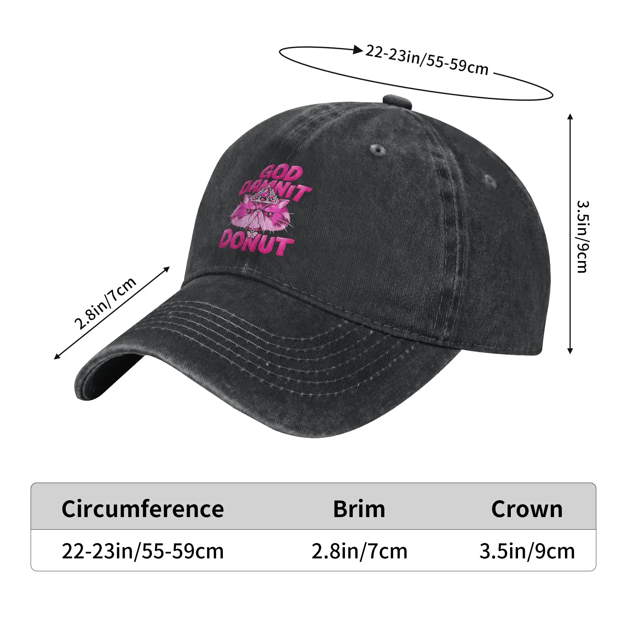 Dungeon Crawler Carl Princess Donut Casual Baseball Cap For Men Adult Summer  Outdoor Sport Trucker Hat Sunscreen Baseball Caps