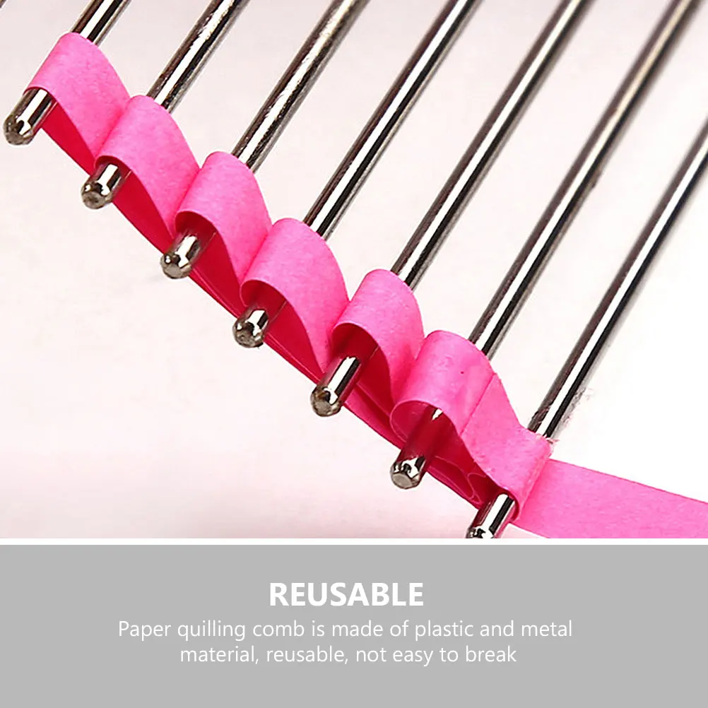 

2 Pcs Paper Quilling Tools Comb Supplies Paper- Rolling Craft Crafting