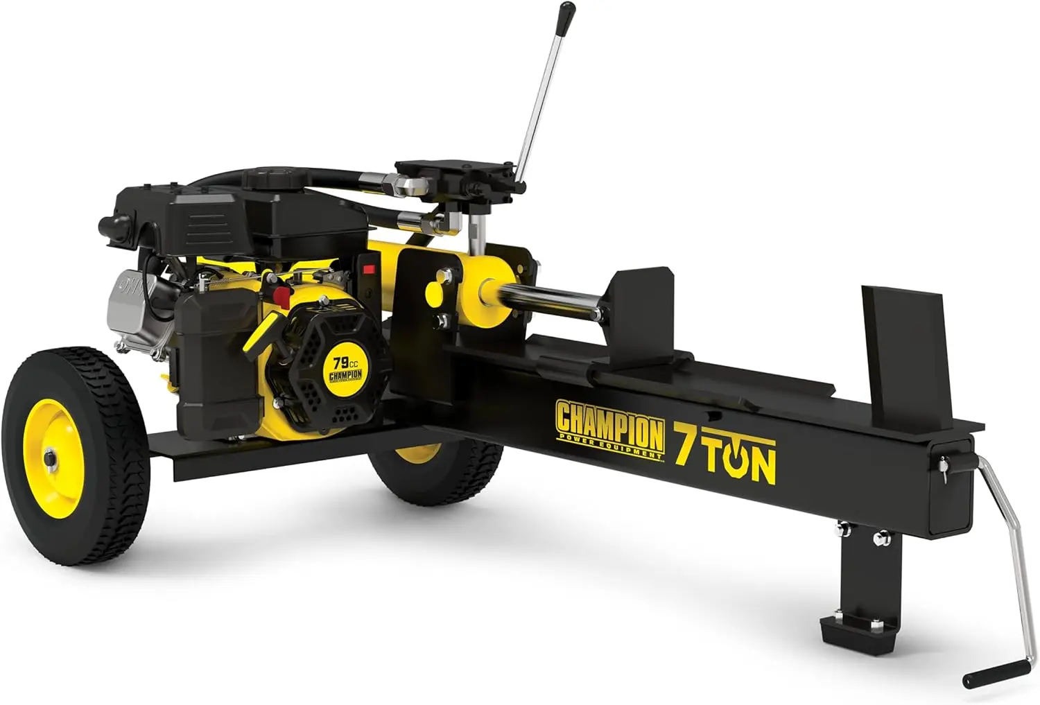 Power Equipment 7-Ton Compact Horizontal Gas Log Splitter with Auto Return Champion Power