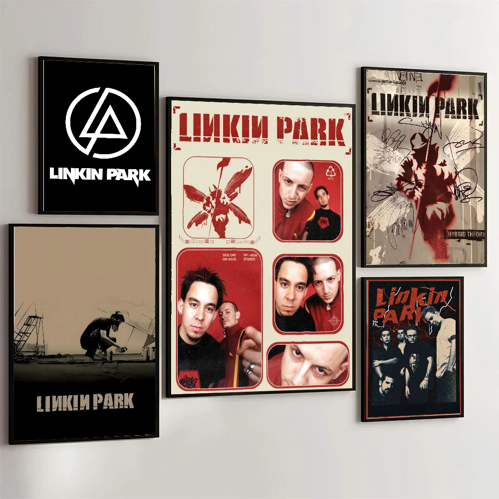 L-Linkins روك باند بارك ملصق HD الملصقات غرفة المنزل مقهى ديكور الفن طلاء جدران الصورة #3