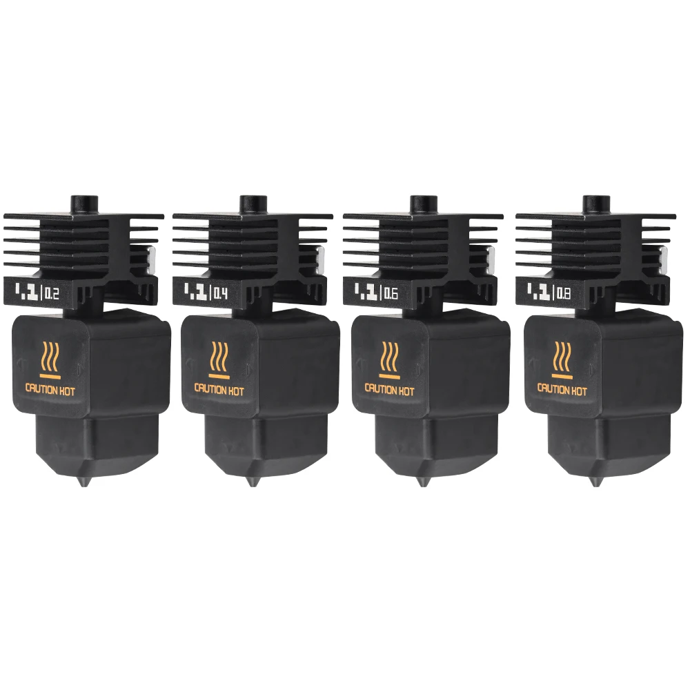 Upgrade Hotend Kit für Bambu Lab H2D H2S Hotend Düsen aus gehärtetem Stahl 0,2/0,4/0,6/0,8mm für H2D Düse 3D Drucker Ersatz – Detail 8