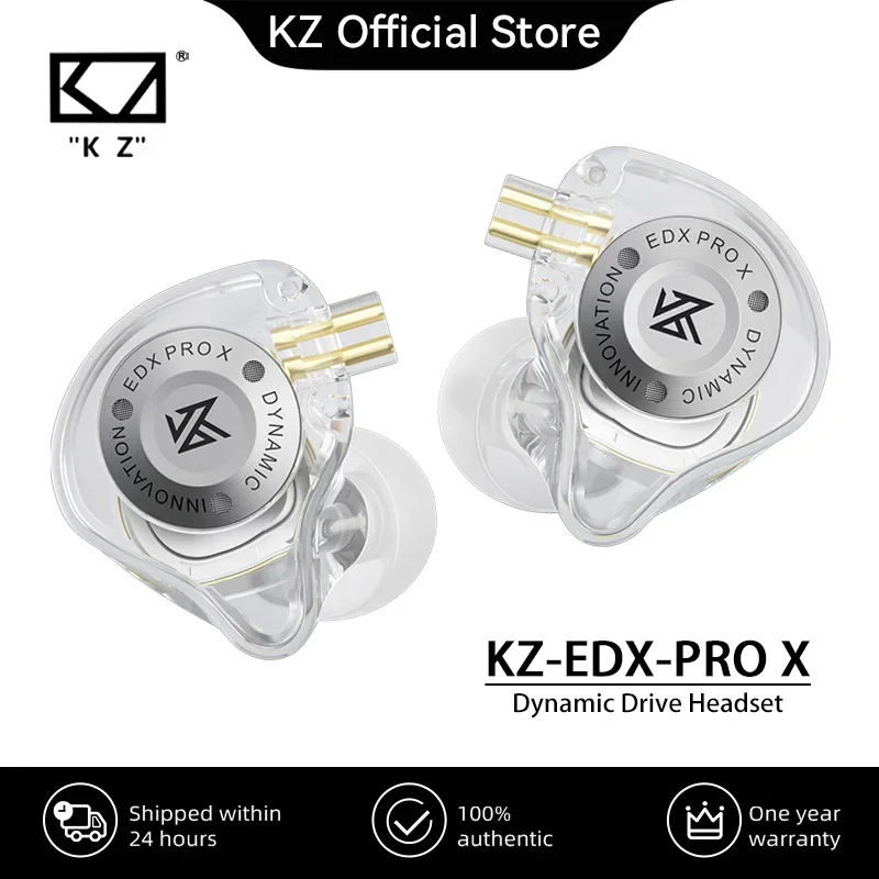 KZ EDX PRO X Dynamic Drive Earphone HIFI Bass Earbud Sport Music Cancelling Headsets KZ EDX PROX ZSTX ZSN PROX EDC EDA ZVX