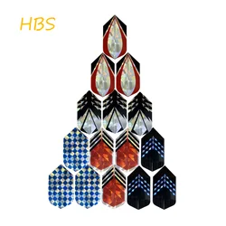 15pcs High Quality PET Dart Wings Exquisite Laser Narrow Blade Style Soft and Hard Dart General Accessories