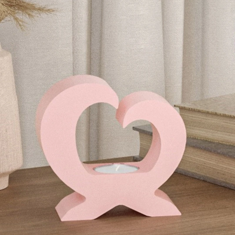 Heart Shaped Holder Silicone Mold Unique Heart Tray Ornament Silicone Mold for Home Decoration and Gifts