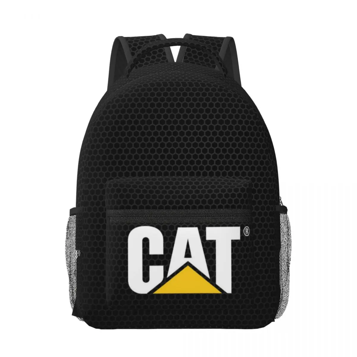 CAT-CATERPILLAR Student School Bookbag Canvas Daypack Elementary High College Travel Bags 17in