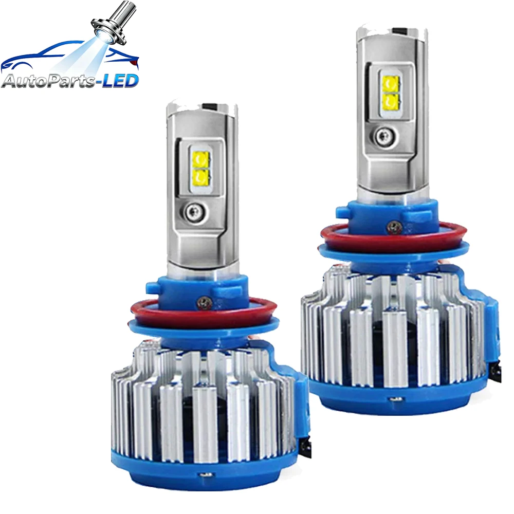 

2pcs Turbo Led T1 H4 H7 Led Headlight 70W H1 H3 H11 9004 9005 9006 9007 881 6000K 7000LM Car Light H13 Canbus Led Bulb White