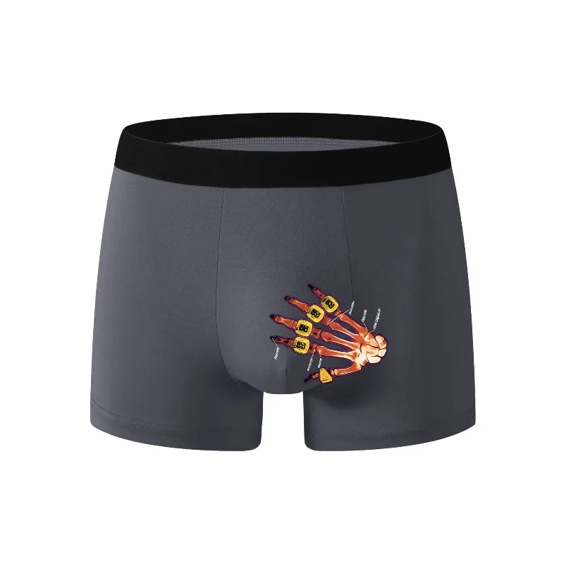 صيف 2025 جديد ملابس داخلية للرجال مريحة بسيطة قريبة سراويل بوكسر اليد الرجال يجب أن يكون التجفيف السريع