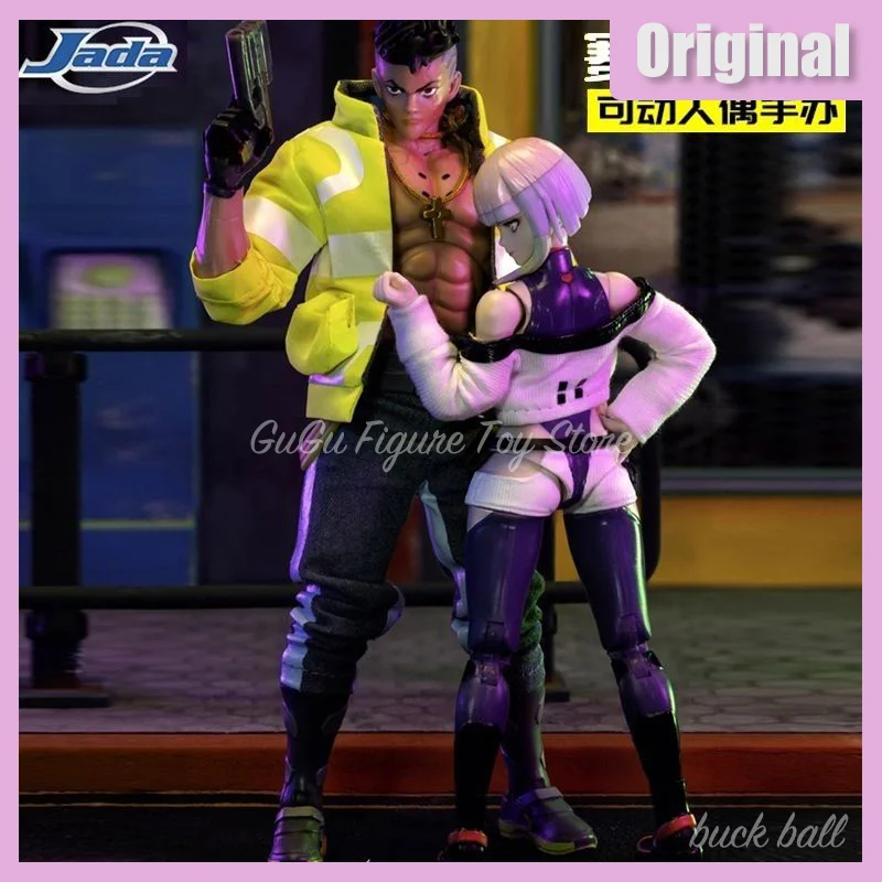 

Original Jada Cyberpunk：Edgerunners Anime Figure David Martinez Figures Lucy Kushinada Action Figurine Model Doll Toys Gifts