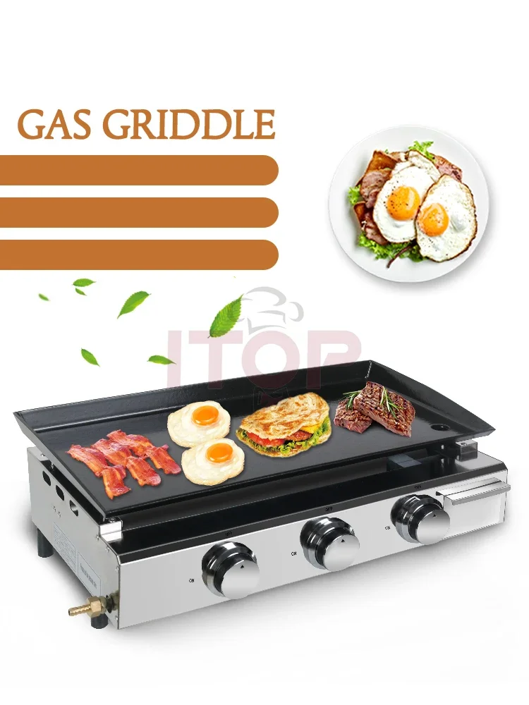 Outdoor Rack Portable Table Top Hot Sell 7500W Barbeque Barbecue Panini Stainless Steel Machine Gas Bbq Grill