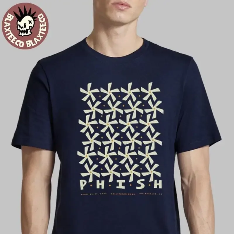Phish Los Angles California On April 25 26 27 2025 Spring Tour T Shirt