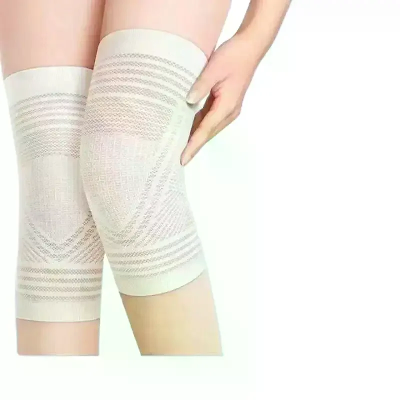 1Pair Summer Knee Cover Breathable Non-slip Joint Pain Relief Compression Kneepads Air Conditioning Thin Warm Knee Brace