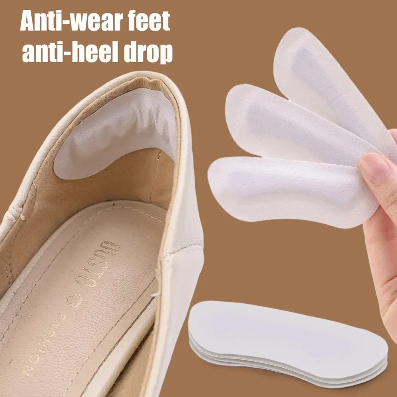 Plantillas de cuero para el talón, parche para aliviar el dolor, almohadillas de cojín antidesgaste, Protector para el cuidado de los pies, pegatina trasera adhesiva, inserción de zapatos, 2/30 piezas