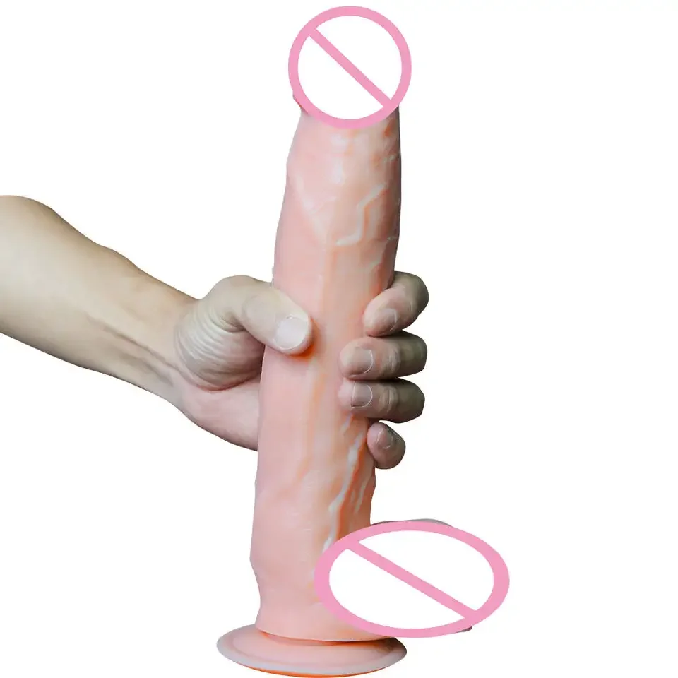 Hot Selling Adult Sex Toys 30 CM Giant Dildo Female Masturbation Large Penis For Woman