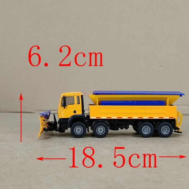 Snowplows Clear Snow Machines Special Type Plastic Models Construction Children Toys Educational Alloy Trucks Model Truck Toy