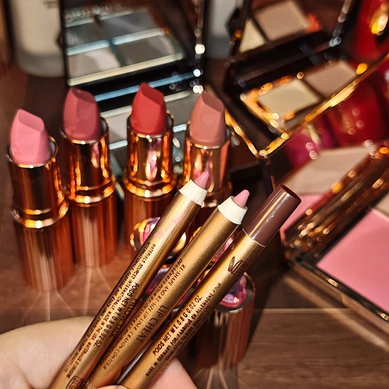 CT Lip Liner Peptide‑shaped Lip Contour Pink Diamond Smooth KISS TALK Lip Plumper Gloss Easy‑to‑apply Eyeshadow Cushion Blush