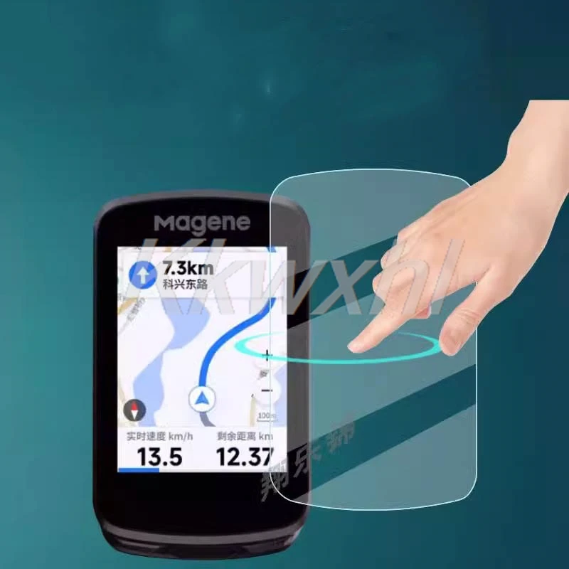 2PCS FOR Magene C606 V2 Tempered Glass ON MageneC606V2 C606V2 GPS Bike Computer Touchscreen  9H HD Screen Protector Film Cover