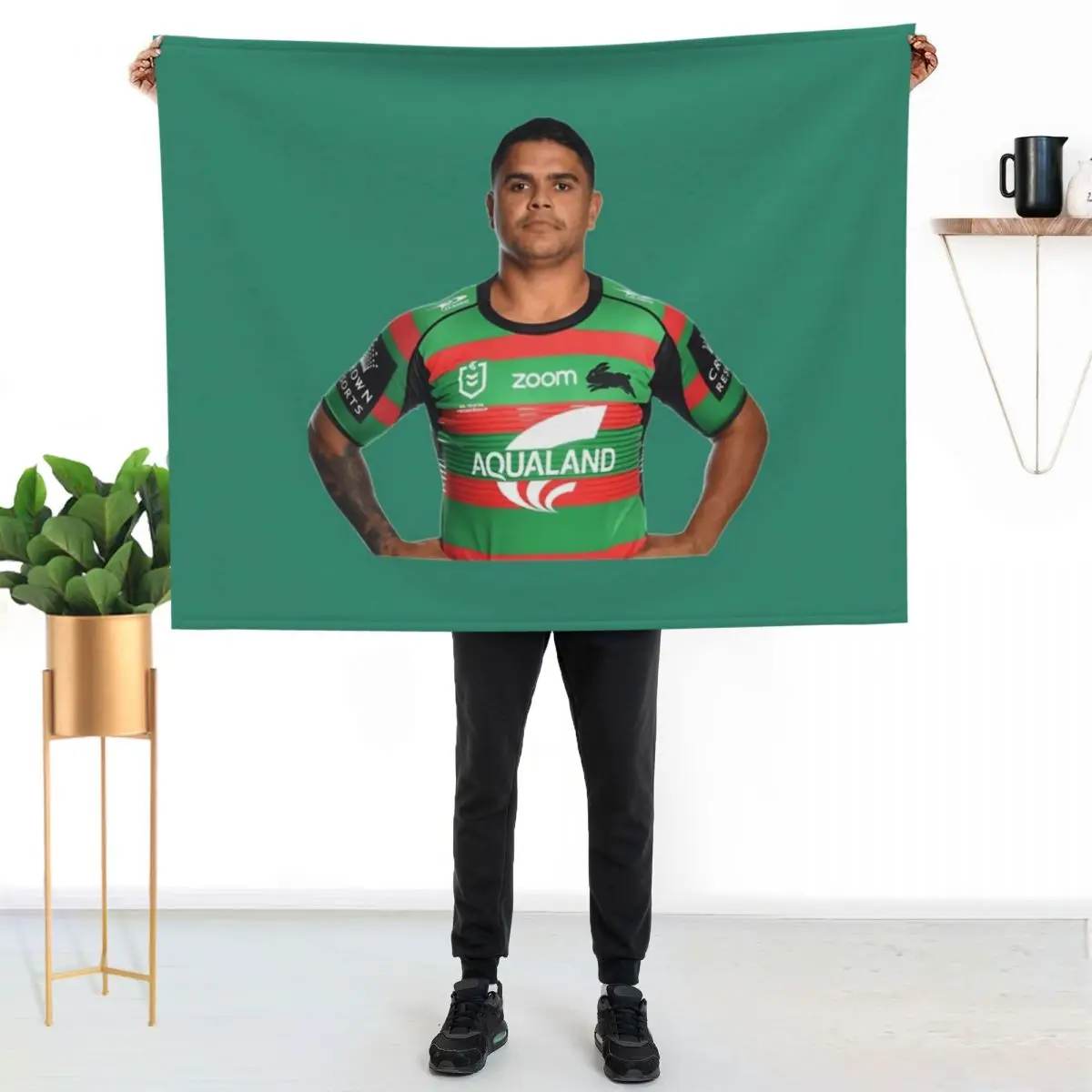 

Latrell Mitchell \t Throw Blanket Soft Cozy Blanket for Pet Kids Adults
