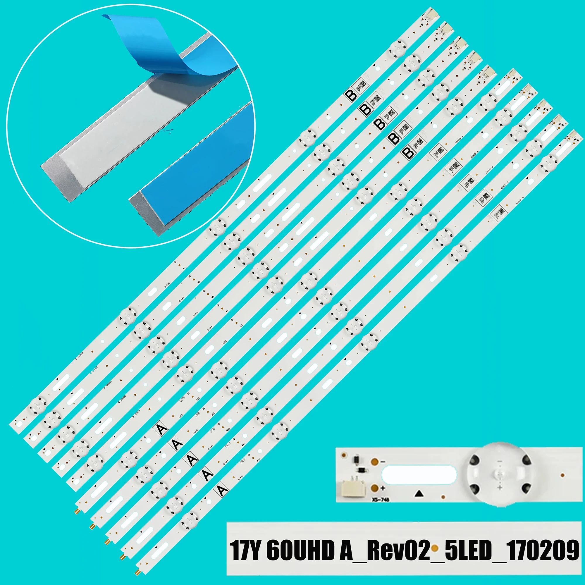Retroiluminación LED para Kd-60x690e Kd-60x690 KD60X690E KD60X690 60"TV KD 60X690E A 8387828 A SVG600A36 A SVG600A36 B