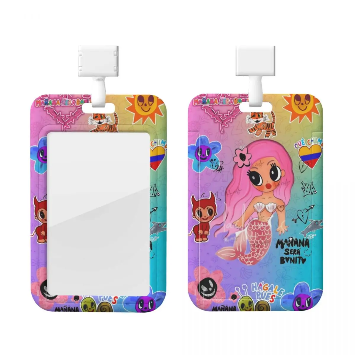 

Custom Singer Karol G ID Badge Holders For Office Card Holder Unisex Neck Lanyard Credit Card Holders Neck Strap