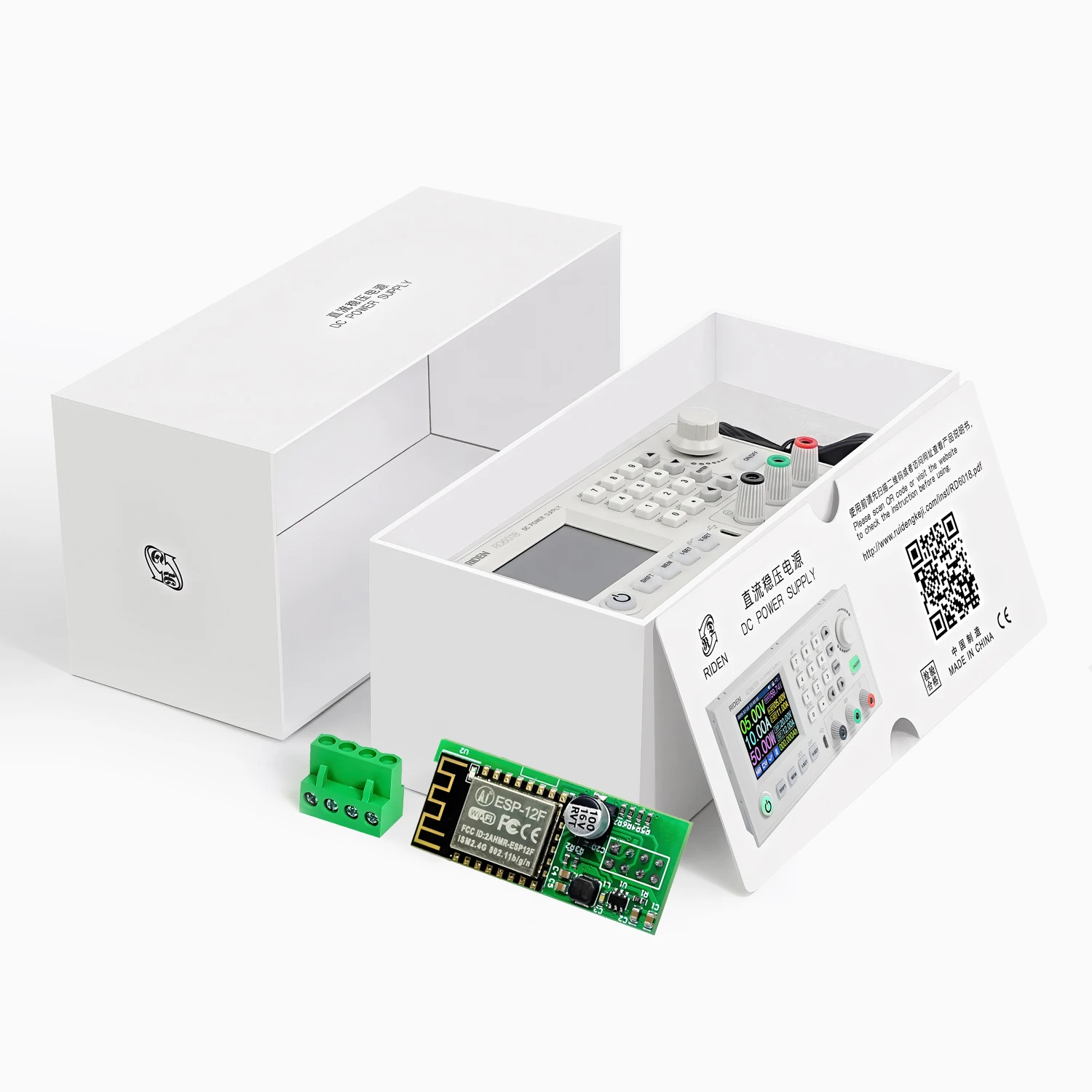 

6018W USB WiFi Communication DC DC Step Down 60V 18A Converter Variable Lab Power Supply Adjustable Battery Charging Device