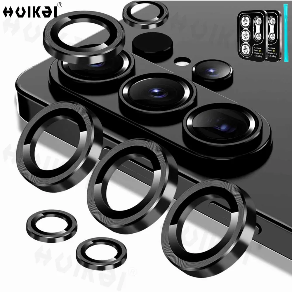 

2 шт. Защитное стекло для камеры Samsung Galaxy S26 Ultra S25 Plus S24, металлическая защита от царапин