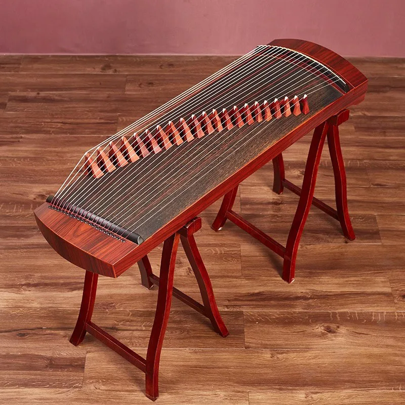 

Guzheng из цельного дерева для детей, профессиональная практика для начинающих, Zheng, портативные игры, 21-струнные традиционные музыкальные инструменты Guzheng