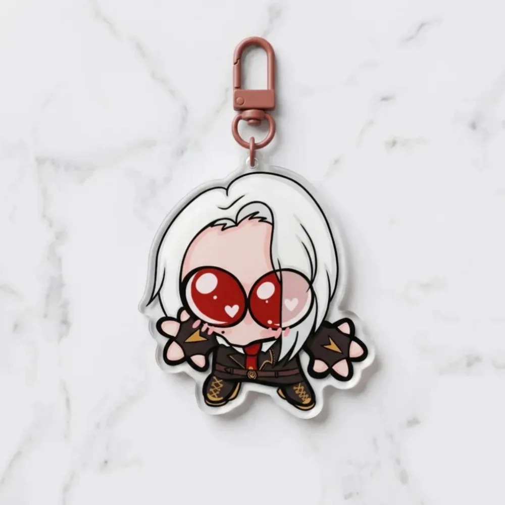 Overwatch Acrylic Keychain Funny Heroes OW2 Kawaii Gamer Gift Customizable Character Keyring for Fans view 4