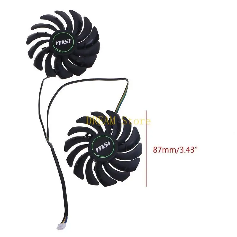 2pcs PLD09210B12HH 87mm GPU FAN For MSI RX470 RX480 RX580 Graphics Card Cooler Best Sale