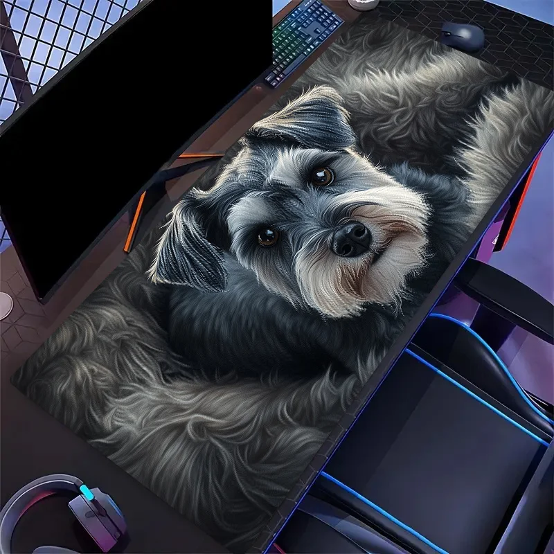 

Большой игровой коврик для стола, тканевая поверхность, нескользящая резиновая основа, коврик для мыши для ПК, ноутбука, клавиатуры, офисного стола