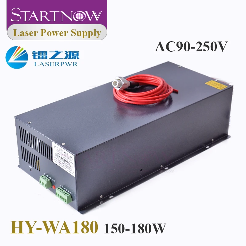 Startnow HY-WA180 Laser Power Supply Source Laser Cutting Engraving Machine Device 180W 110V 220V For 150W 180W CO2 Laser Tube