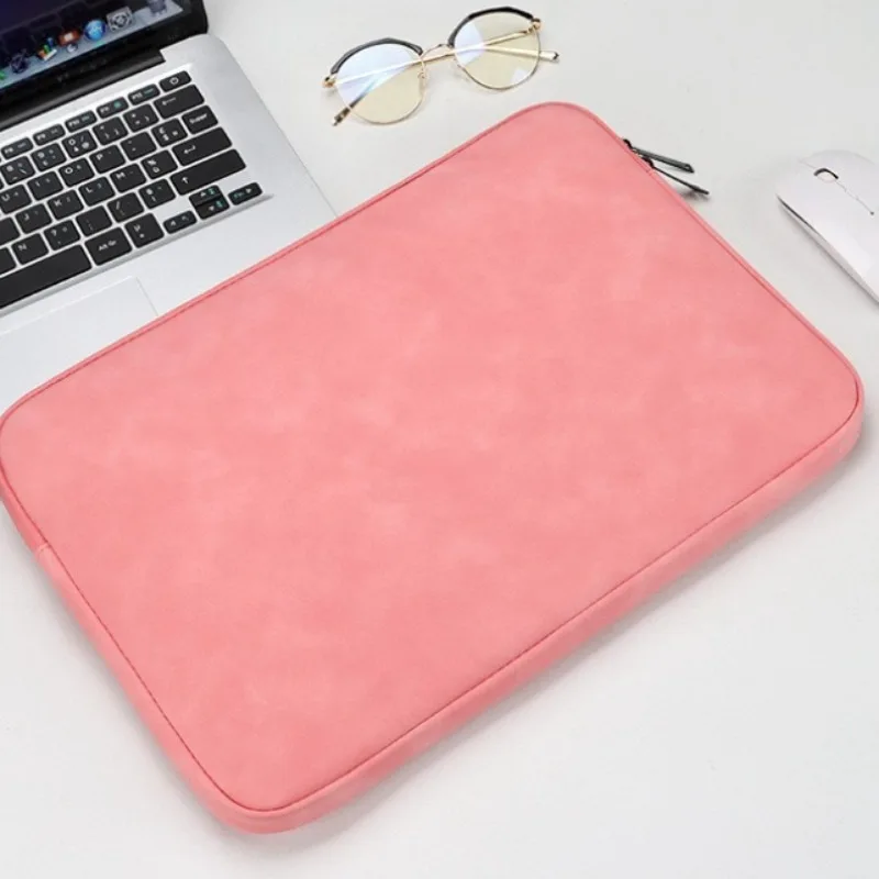 

PU Leather Laptop Bag 12,13.3,14,15.4,15.6 Inch,Man Women Lady Sleeve Case For Macbook Air Pro Notebook ASUS Huawei