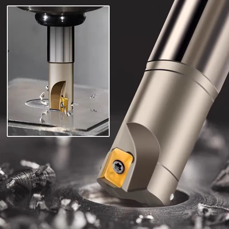 BAP300R APMT1135 CNC Milling Cutter – Indexable Carbide Insert End Mill Holder C10/C12/C14/C16/C20 for Rough Machining & Metal Cutting 4