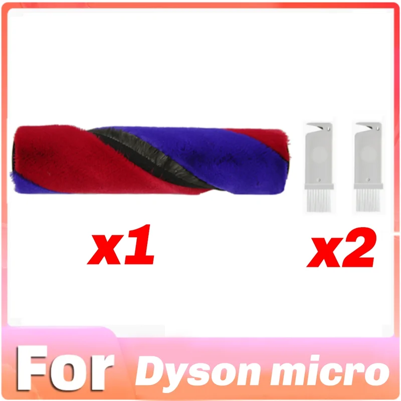 B58B-For Dyson Micro Vacuum Cleaner Soft Roller Brush Vacuum Cleaner Replacement Rolling Brush Parts