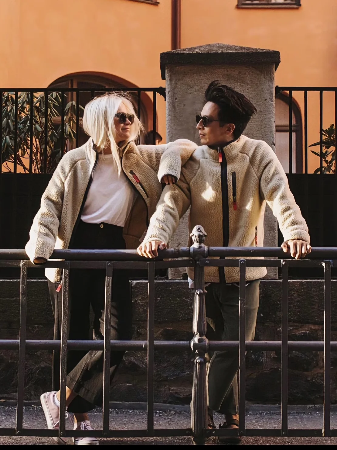 

Парные куртки из овечьего флиса с воротником на молнии, теплые, осенне-зимние, новые, повседневные, свободного кроя, с длинными рукавами, утепленные