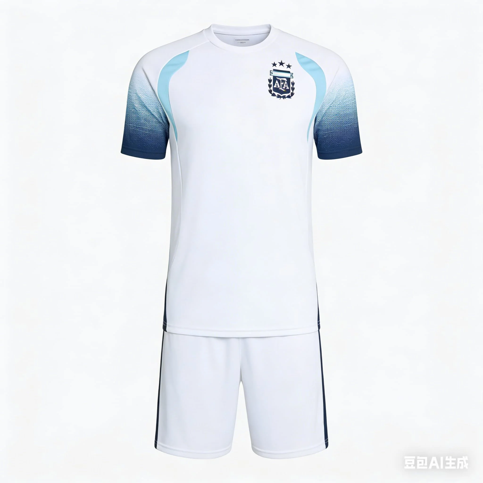 

2026 New Argentina Competition Soccer T-Shirt Set Quick-drying and Breathable Sportswear Football Fan T-shirt Set
