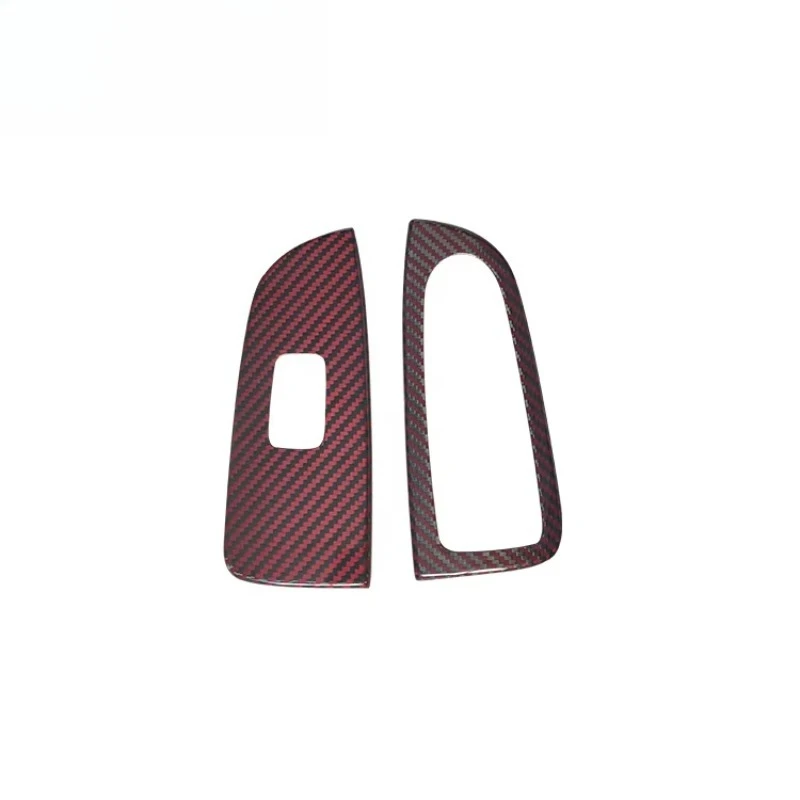 Carbon Fiber Car Accessories Interior Accessories Trim Add on Style 6Pcs