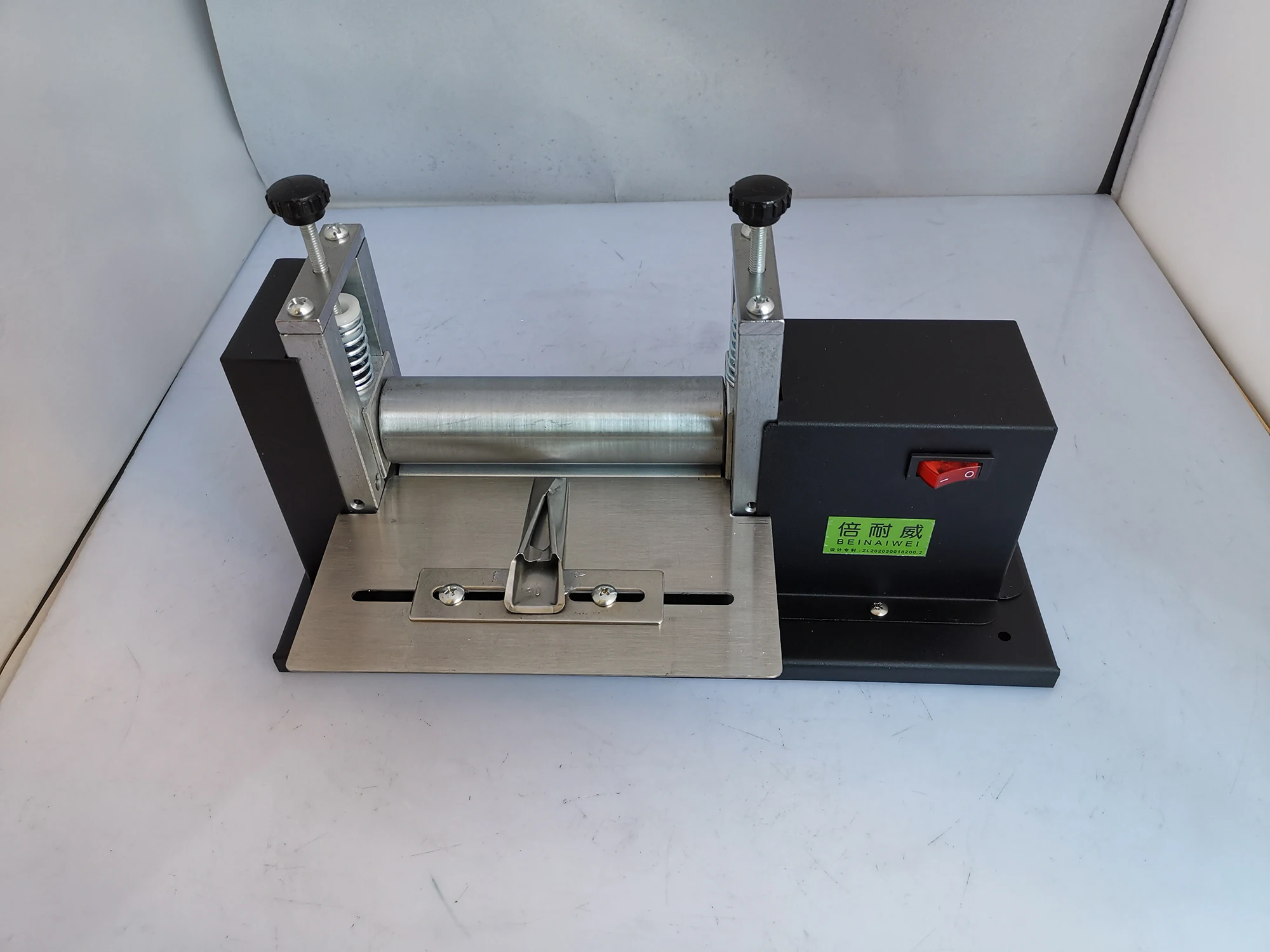 Electric small leather draw machine, manual glue dispenser machine, leather press laminating machine including 8 pcs pull tube