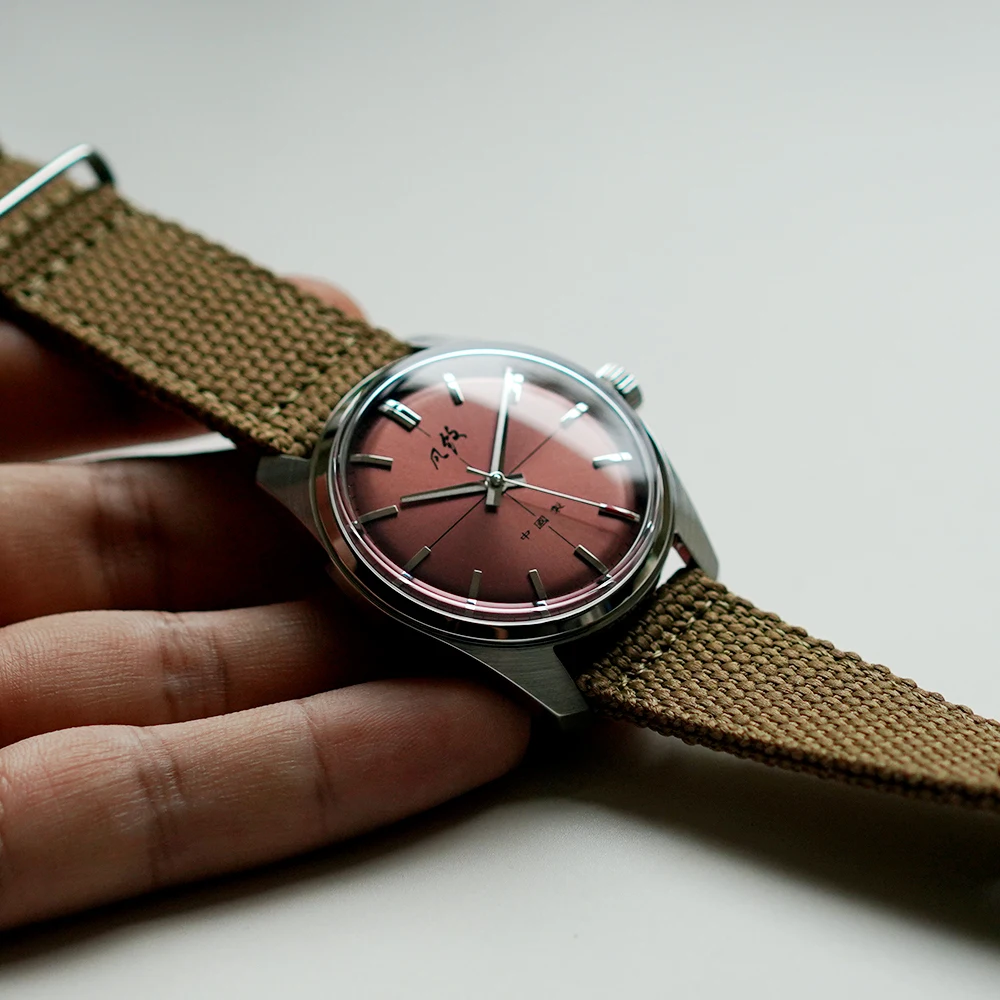 Merkur Đồng Hồ Vintages Túi Đeo Chéo Dây Chuyền Mặt Thiết Kế Ban Đầu Handwind Cơ Dành Cho Nam Hoa Hồng Vàng Đồng Hồ Relogio Masculino