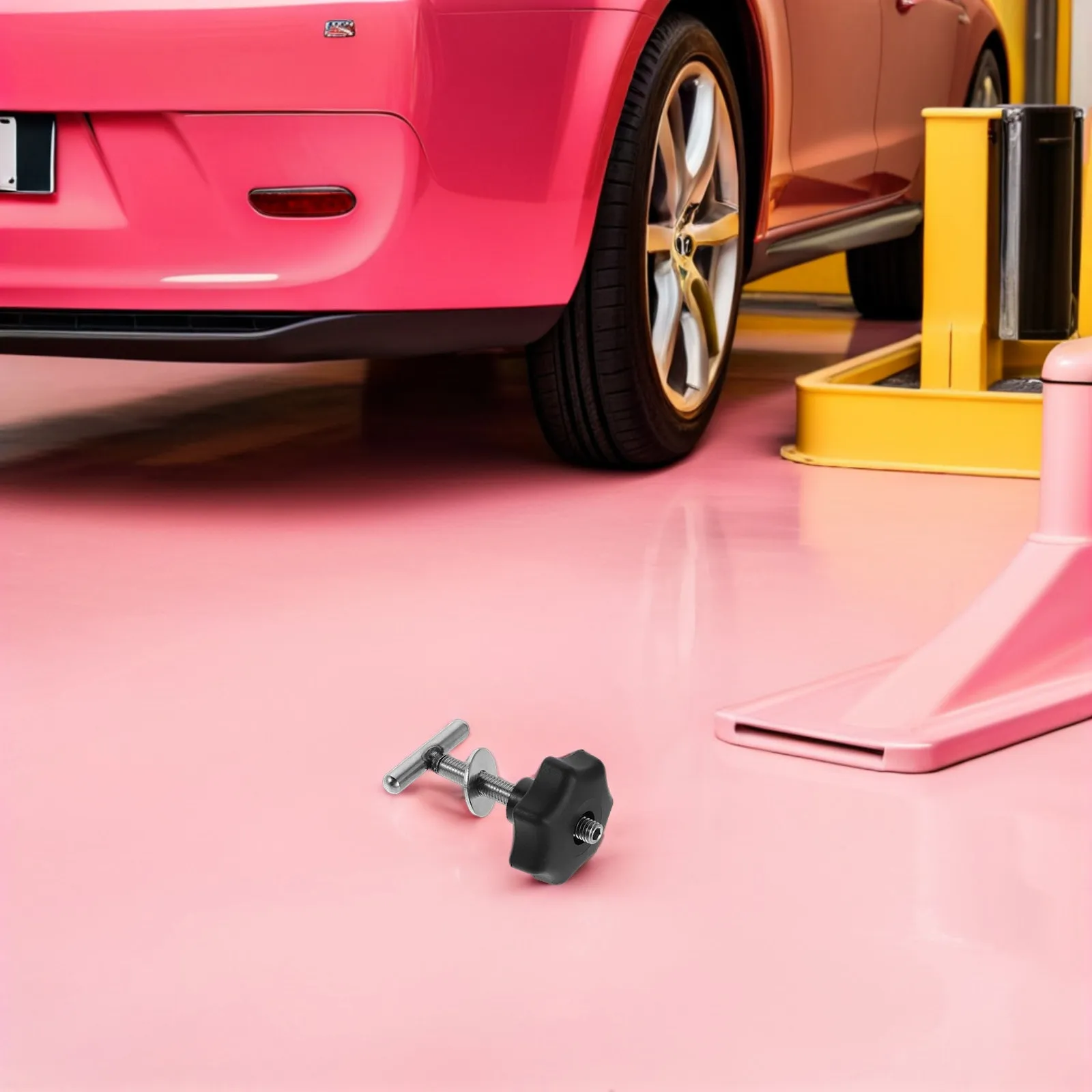 4Pcs Plastic Hand Grip Screw Nuts Rail Fixing Bolts for Seat Sliders T Track Mounting Rail Connectors Handle Tightening Clamping