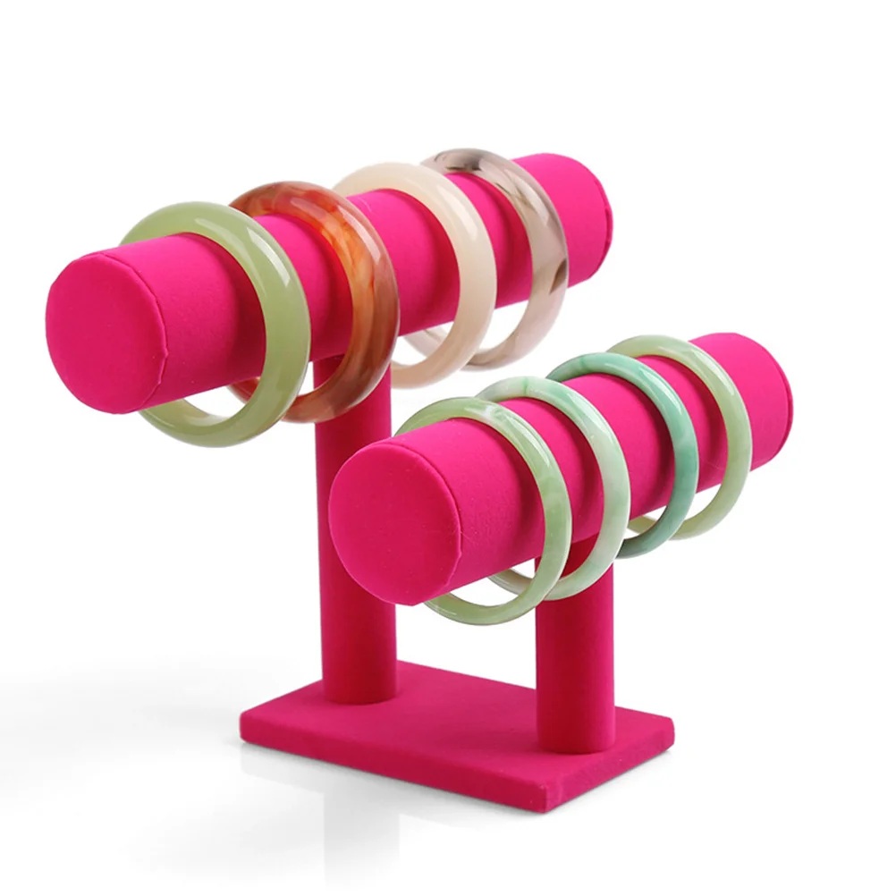 

Two Tier Detachable Bracelet Holder Jewelry Storage Stand for Bracelets Bangles Shop Display Bracelet Holder Bangle Stand